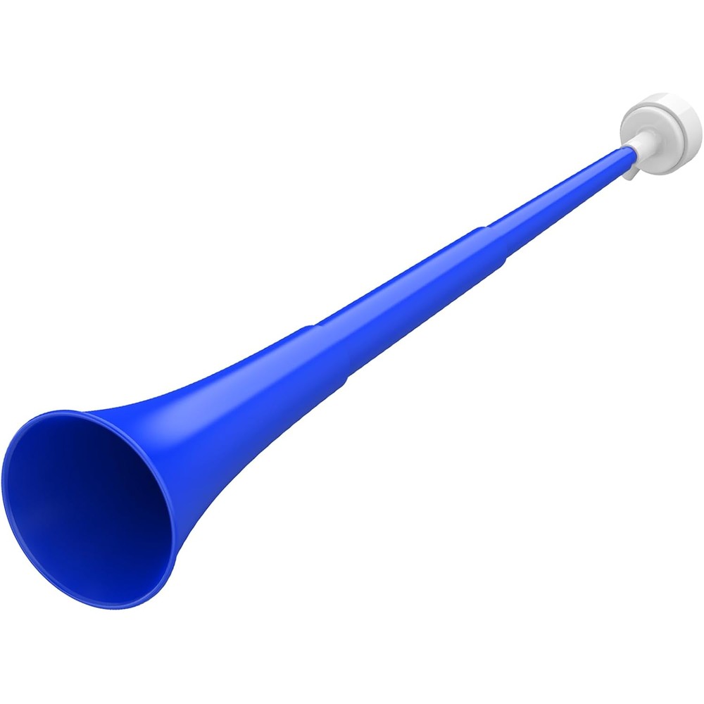 Ouffun 24 inch blue collapsible stadium horn front view