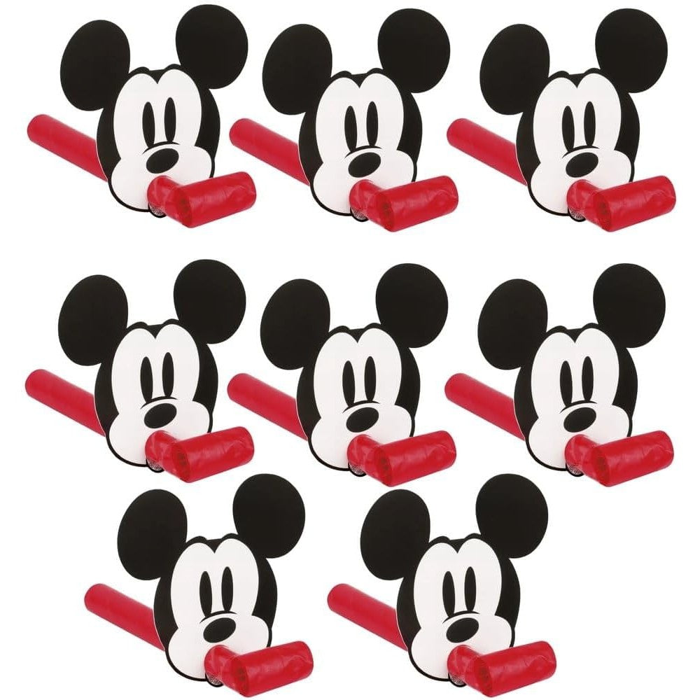 Unique Disney Mickey Mouse blowouts pack of 8 front view