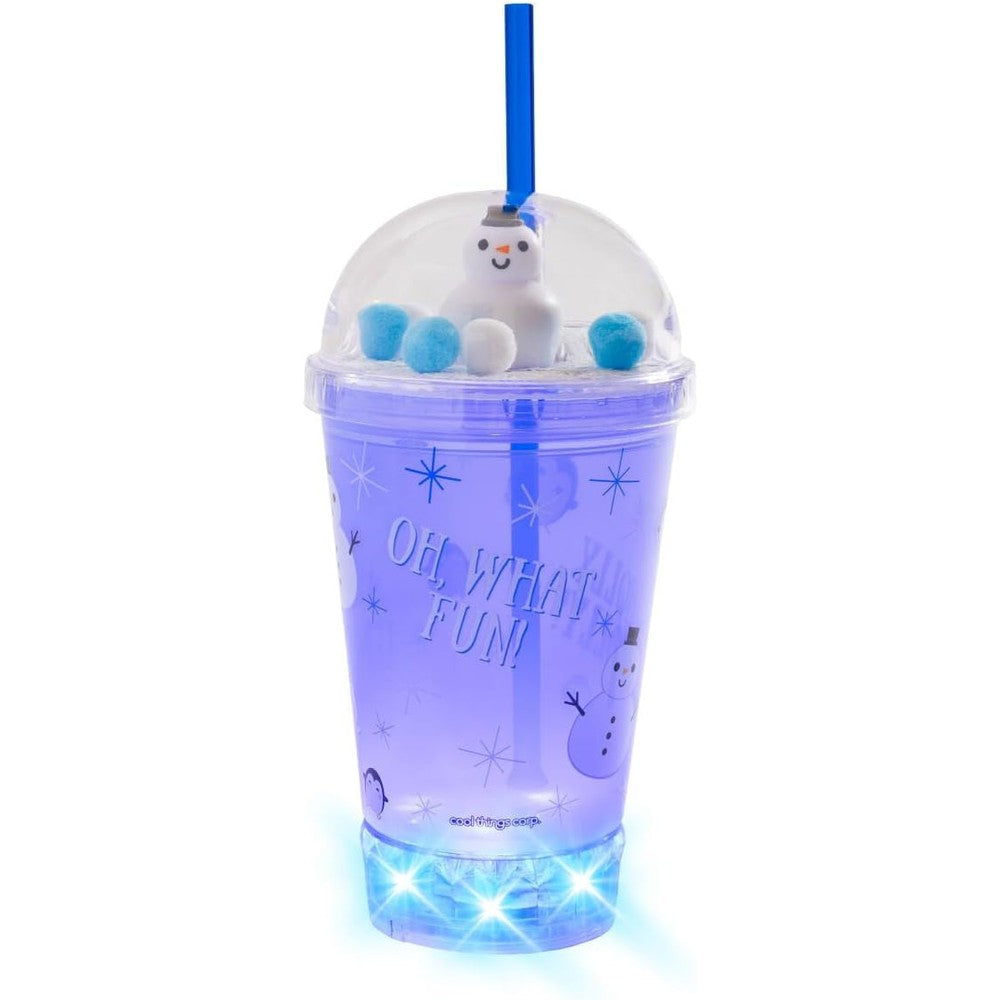 Cool Things Corp Snowman Light Up Dome Cup front view