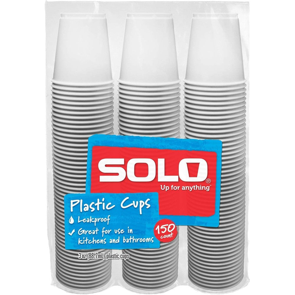 Solo plastic bath refill cups front packaging view