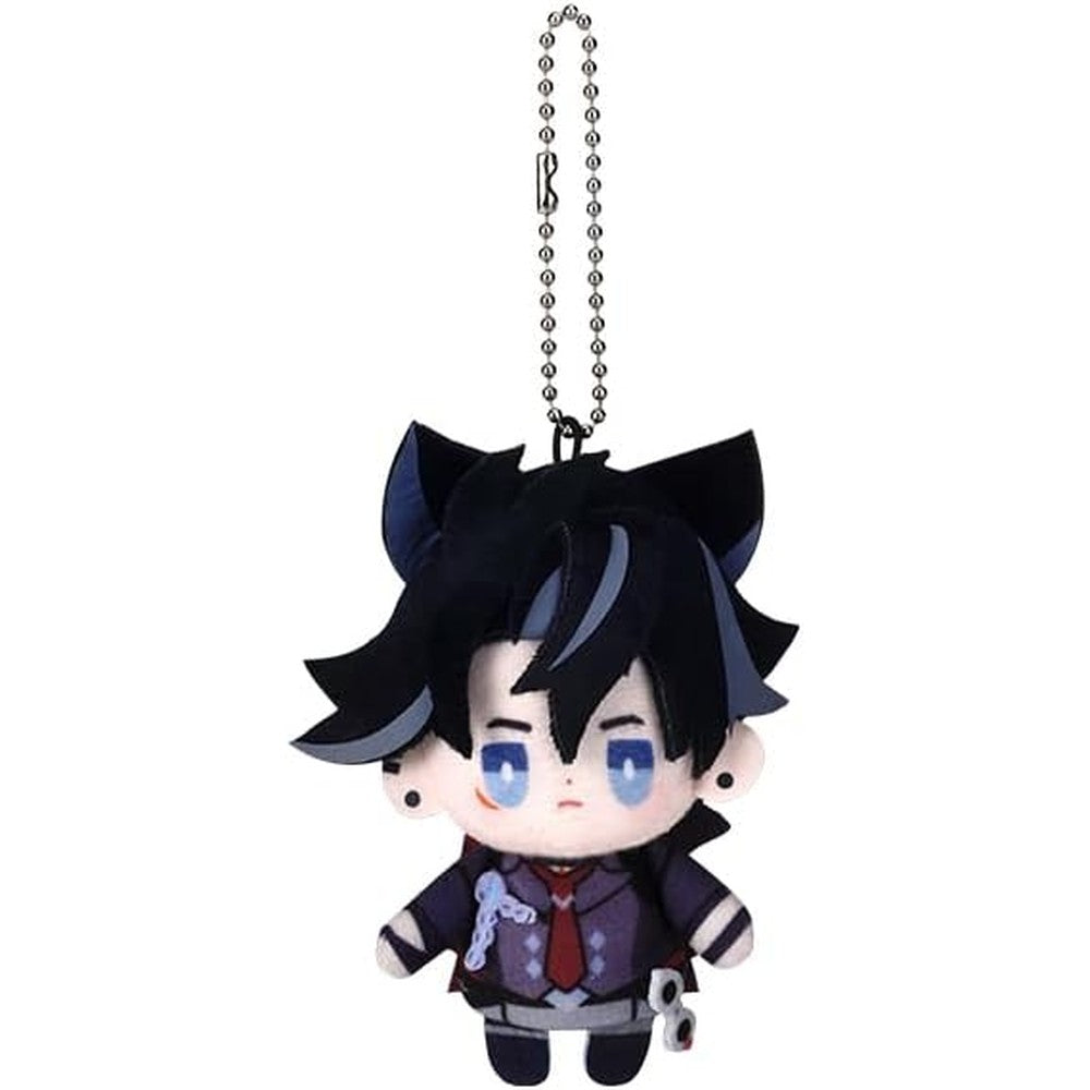 Genshin Impact Wriothesley finger puppet keychain front view authentic gaming merchandise