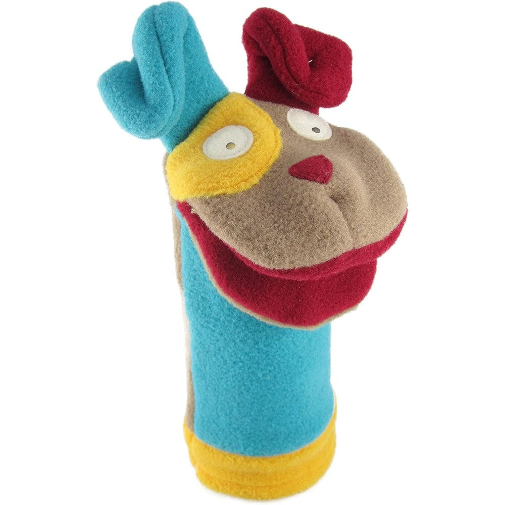 Cate and Levi puppy dog hand puppet front view