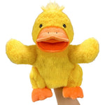 Okegztoa realistic duck plush hand puppet front view