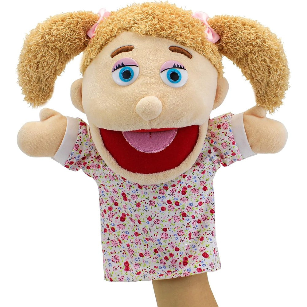 Fimigid family hand puppets set front view