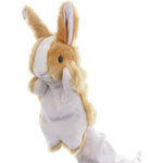 Riy Farm Friends rabbit plush hand puppet front view