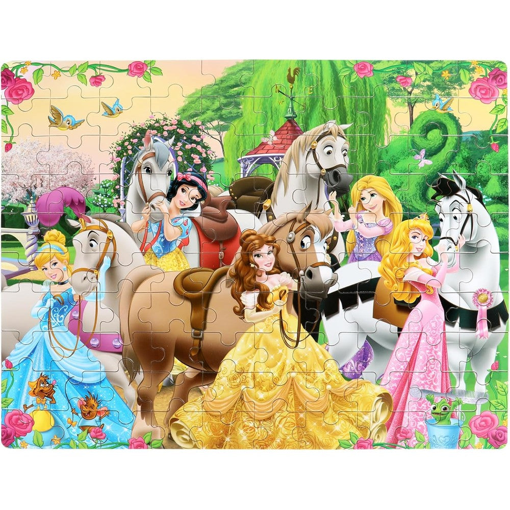 Bexido kids jigsaw puzzle front view of metal box with cartoon design