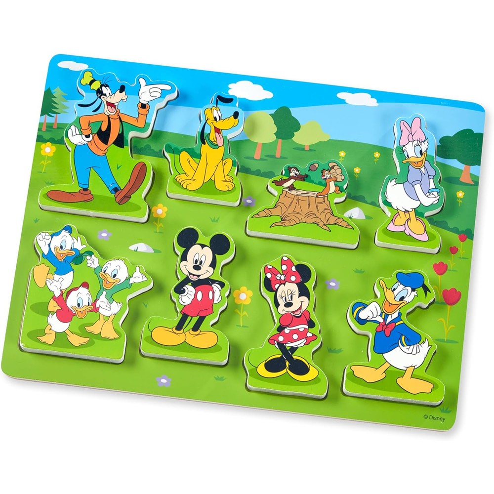 Melissa and Doug Disney Mickey Mouse wooden puzzle front view