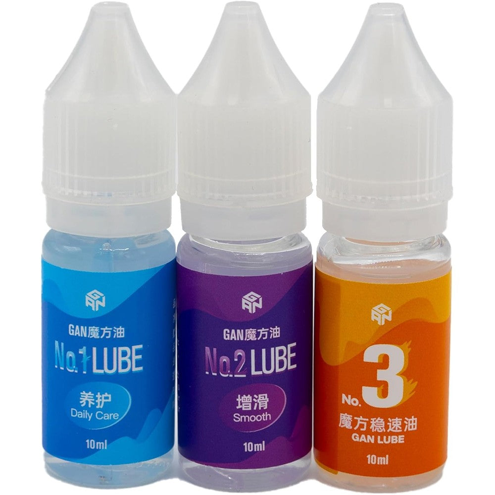 Iyallow speed cube lubricant three bottle set front view