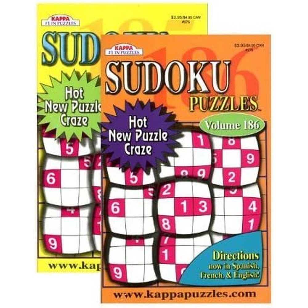 Kappa Sudoku Puzzles Book digest size collection front view