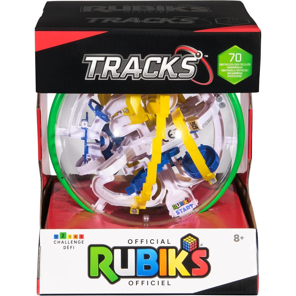 Rubik's Tracks 70 3D Gravity Maze puzzle sphere front view