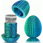 Wtohobby Mystery Egg Maze Box front view showing the blue-green gradient exterior.
