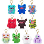 Fuggler Key Rings Series 3 3-Pack front view of plush monsters