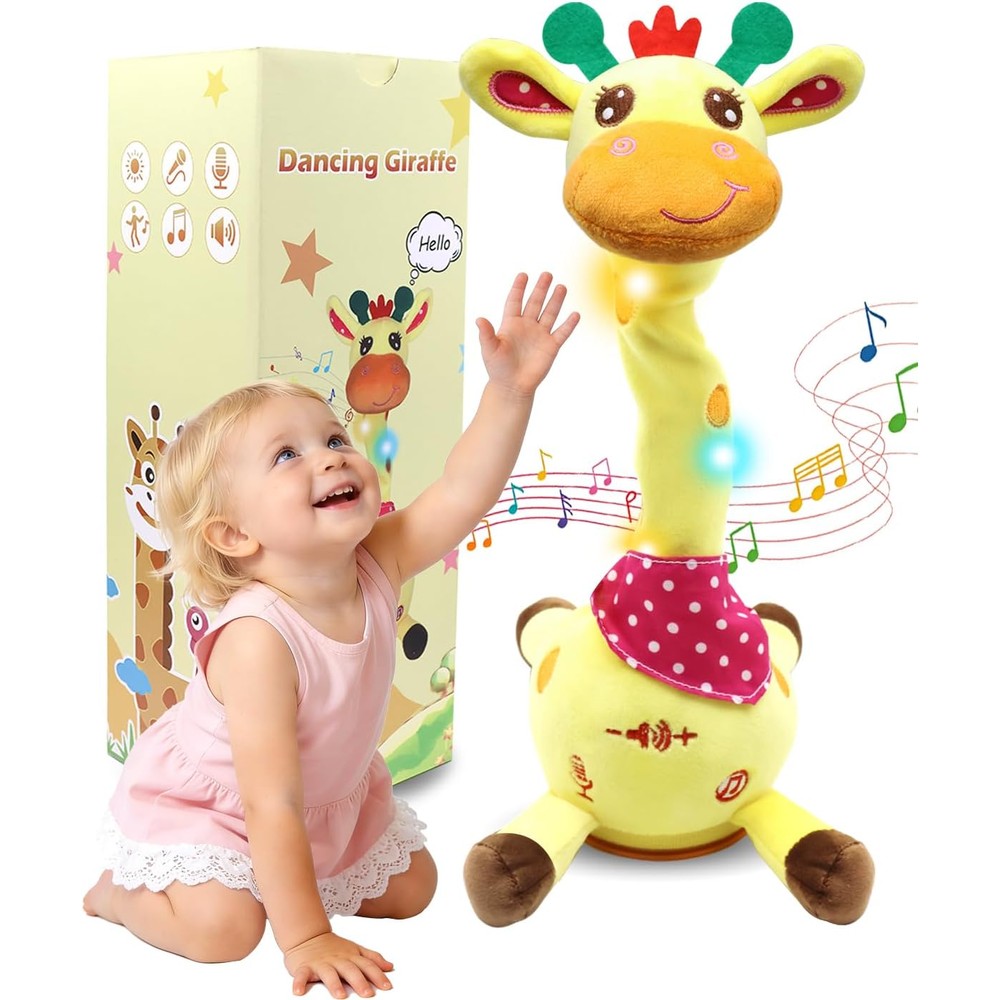 Rubu22a Dancing Talking Giraffe toy front view
