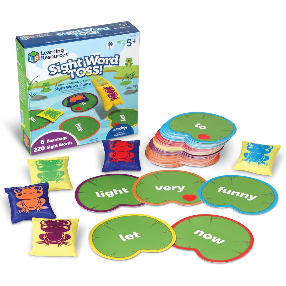 Learning Resources Sight Word Toss front of product box