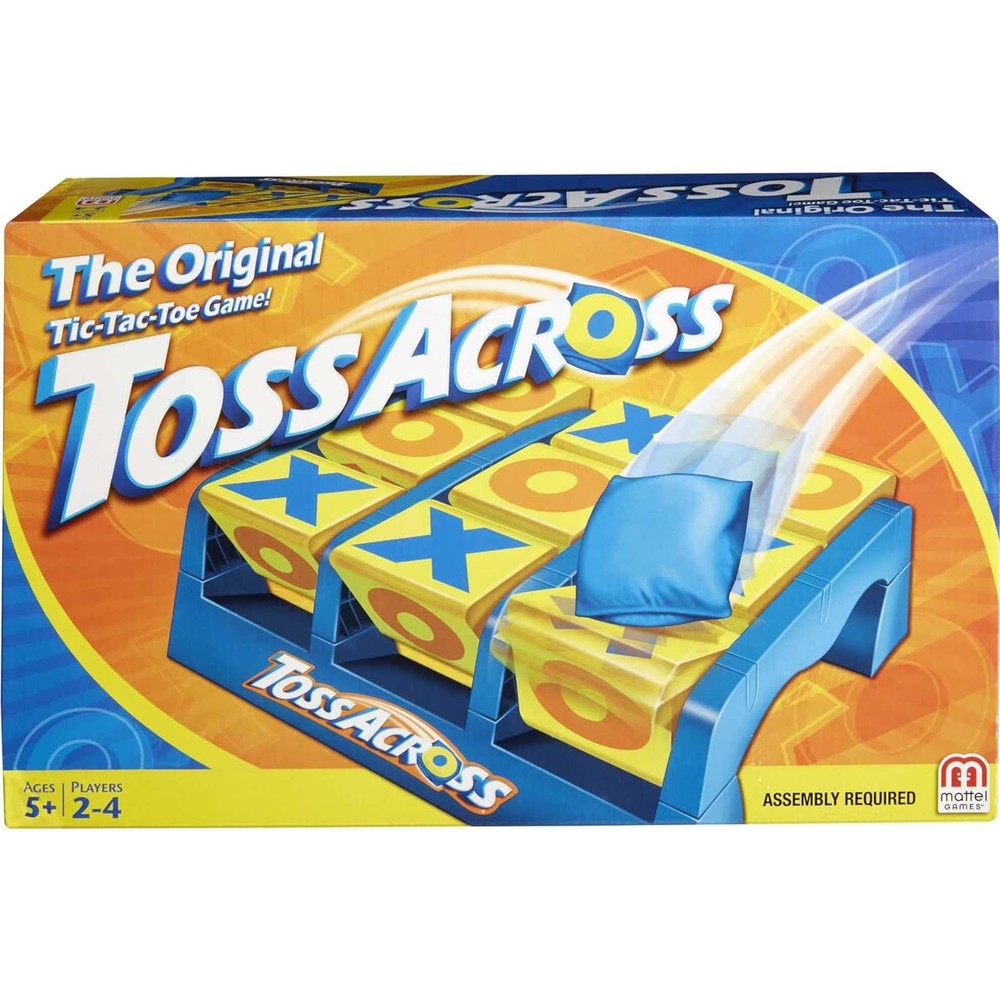 Mattel Games Toss Across family board game front view