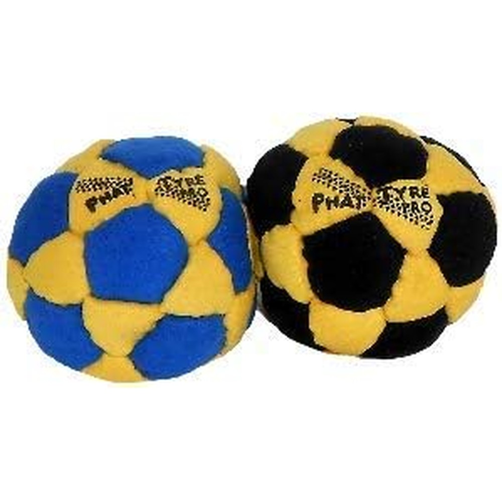 DIRTBAG PT Pro Footbag Two Pack front view professional 32 panel hacky sack