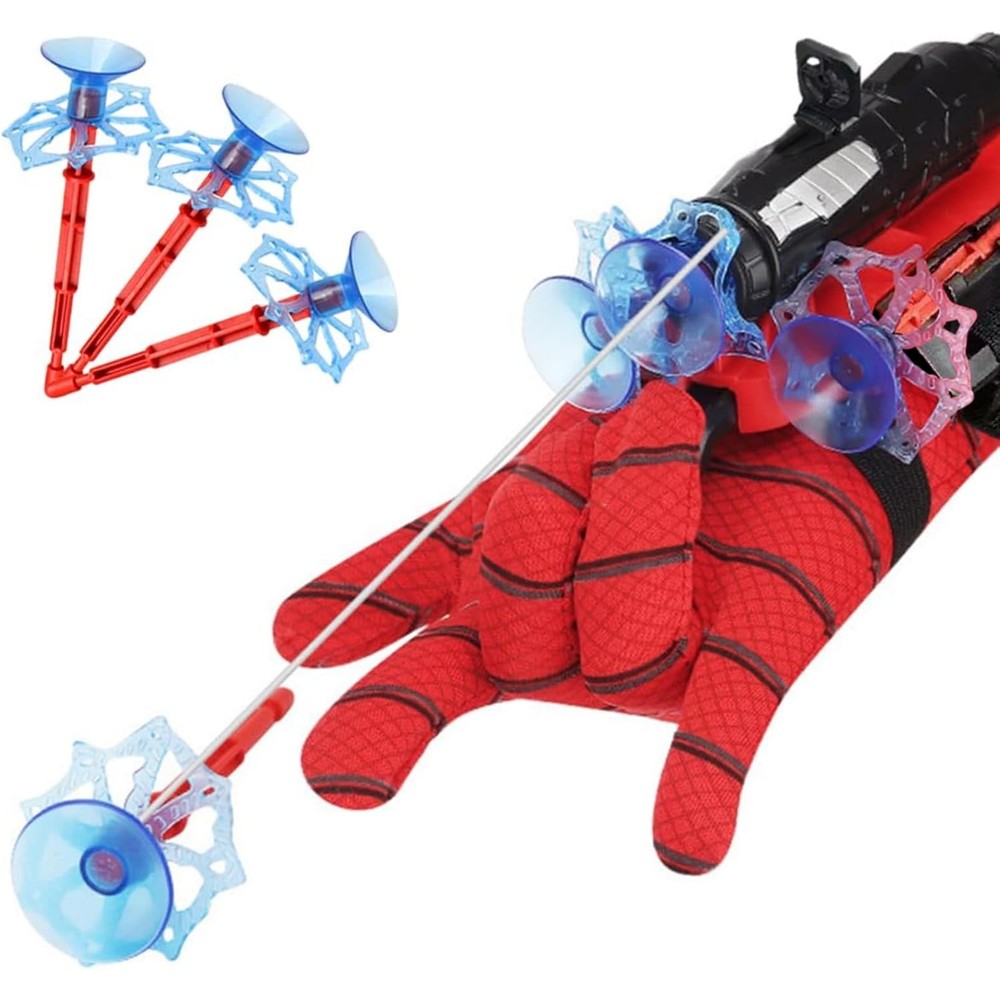 GKzon Spider Web Shooters front view with wrist launcher