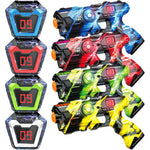 Ijo laser tag guns set of 4 with infrared vests front view
