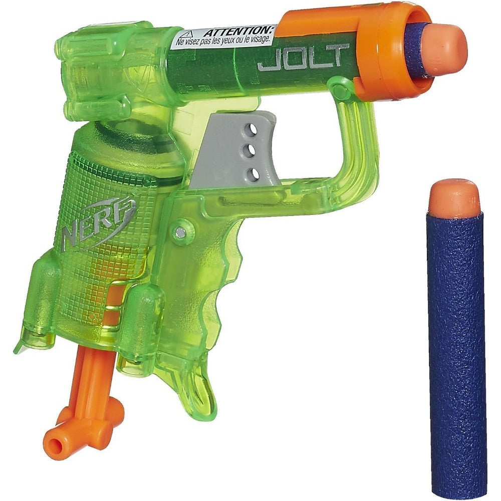 Nerf N-Strike Elite Jolt Blaster in green front view