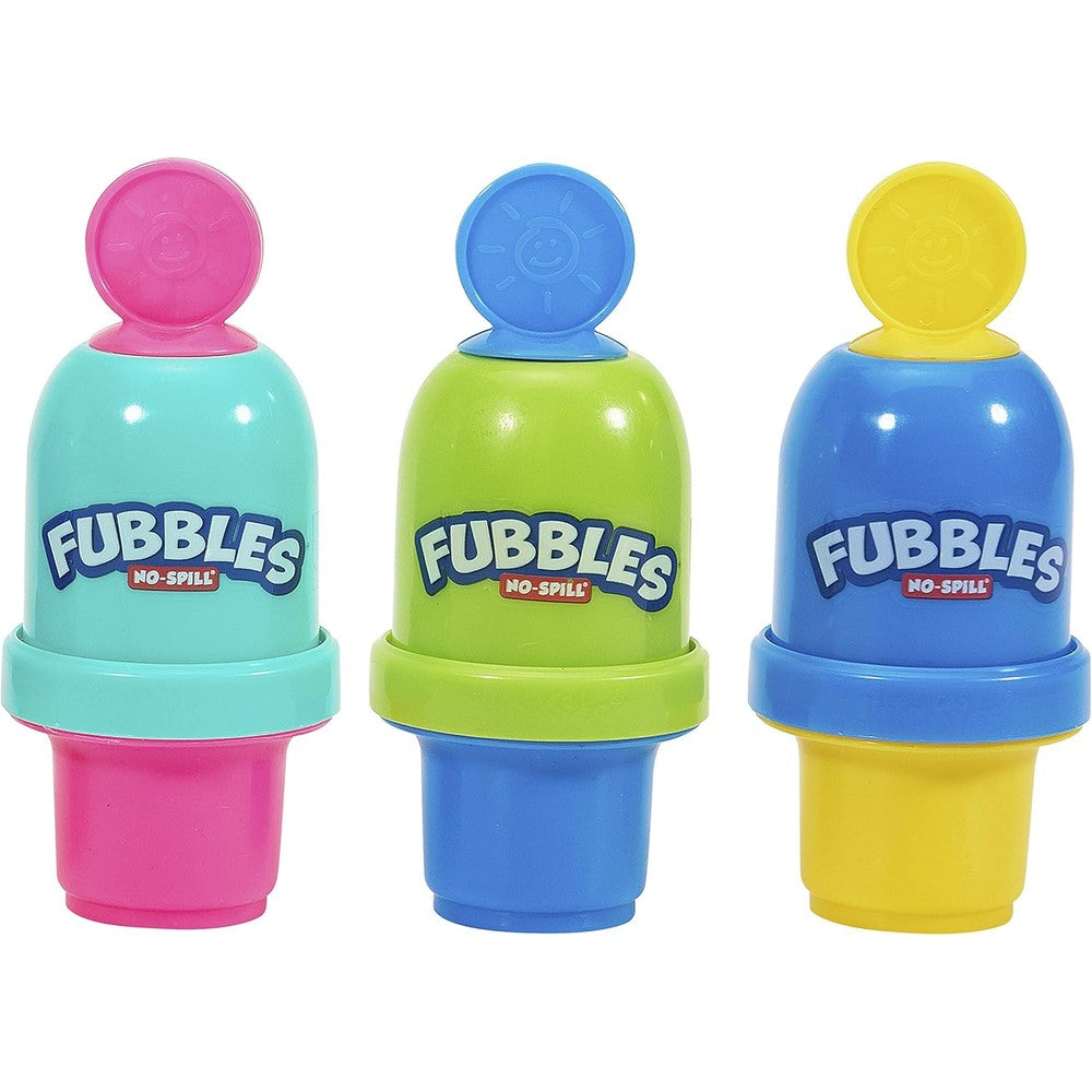 Little Kids Fubbles No-Spill Mini Bubble Tumbler 3 Pack front view