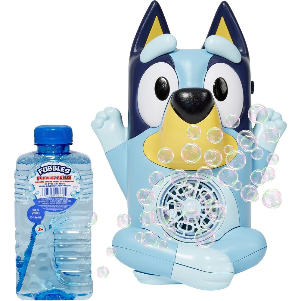 Fubbles Bluey Musical No Spill Bubble Machine front view