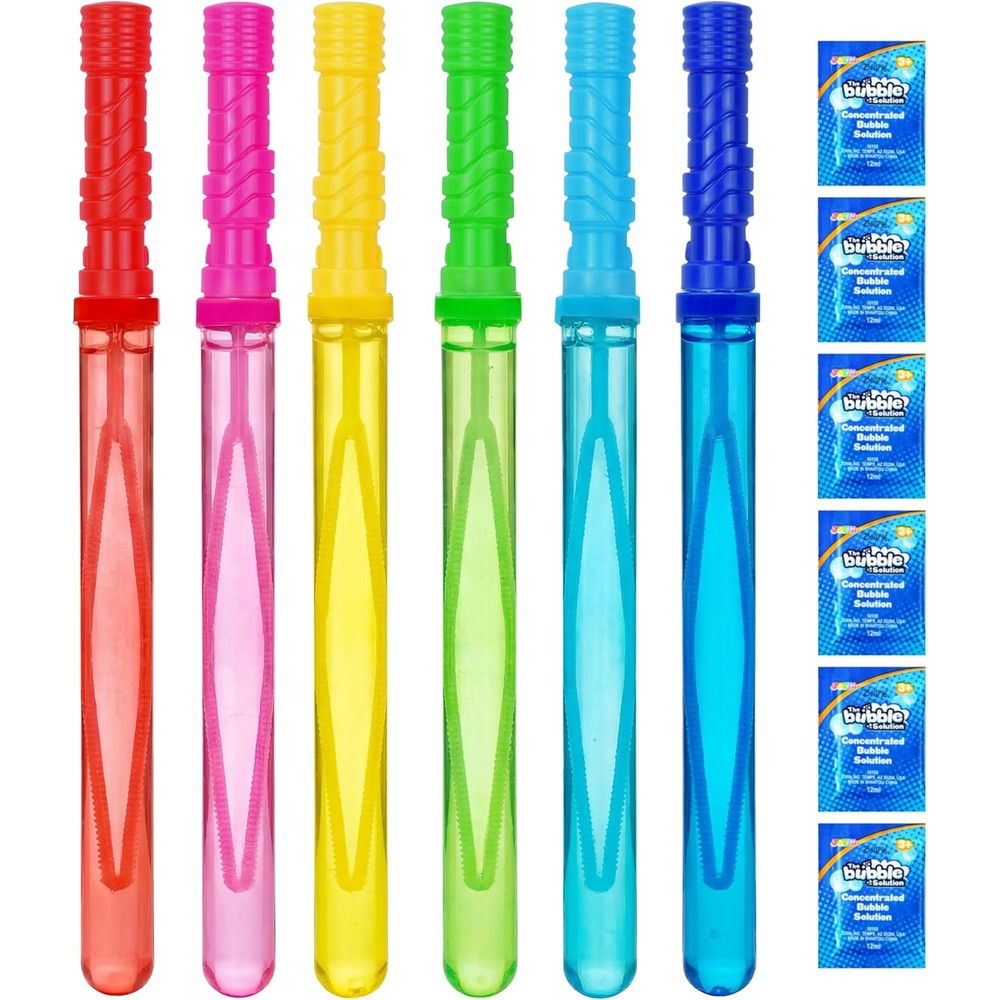 Joyin 14.6 inch big bubble wands set of 6 pieces
