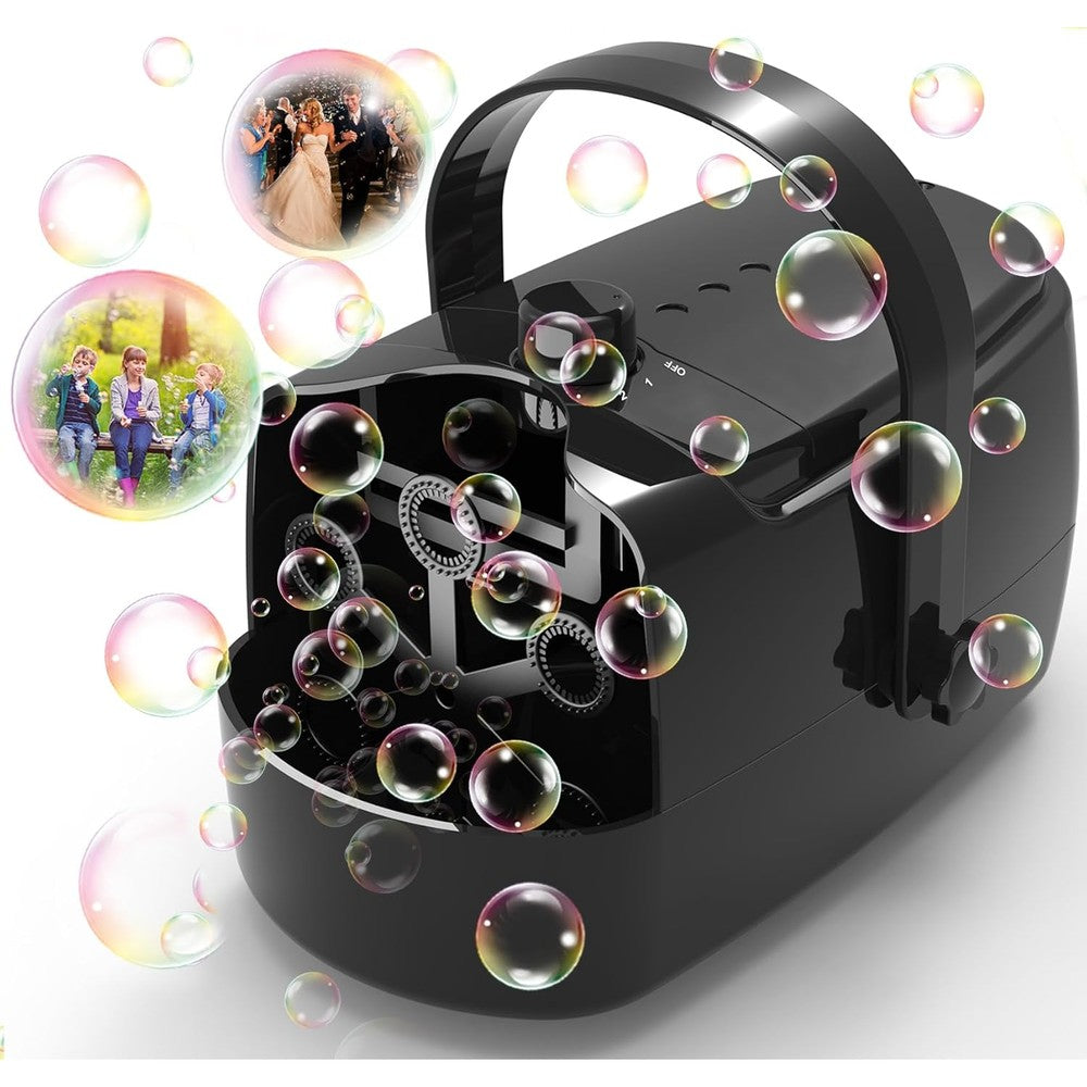 Zerhunt durable automatic bubble machine front view