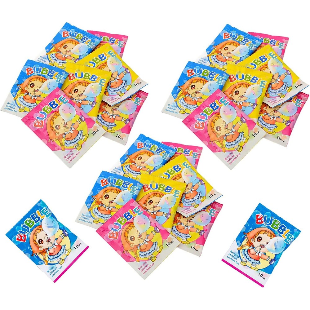 Ahyuan bubble concentrate solution pouches front view showcasing packaging design