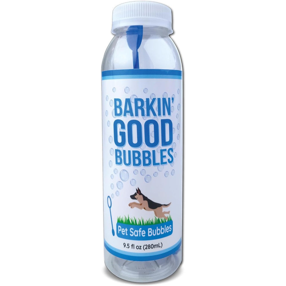 Generic Barkin Good Bubbles dog toy front view bottle