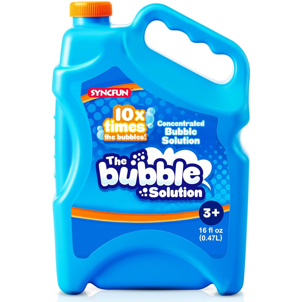 SYNCFUN Concentrated Bubble Solution Refill sixteen ounce front view bottle