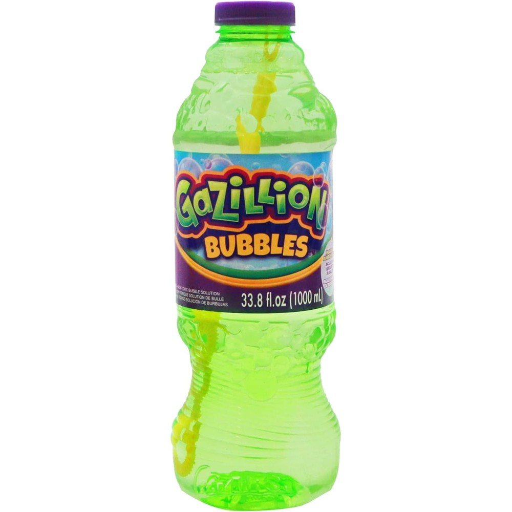 Gazillion Bubbles Original Bubble Solution One Liter front view premium outdoor toy liquid
