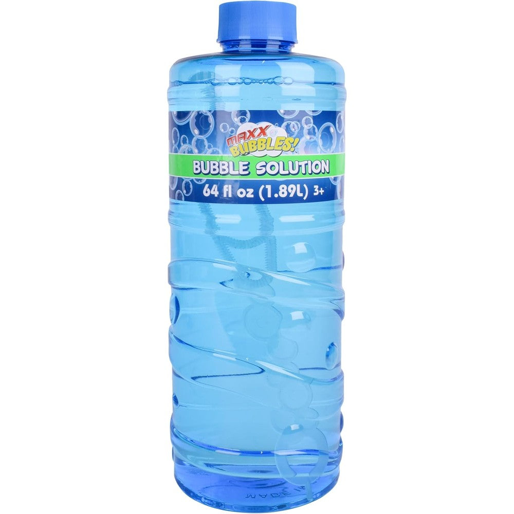 Sunny Days Entertainment Maxx Bubbles Solution Refill sixty four ounce front view bottle