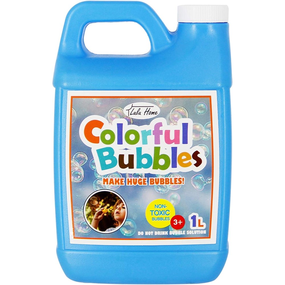 Lulu Home Concentrated Bubble Solution 1 Liter front view bottle