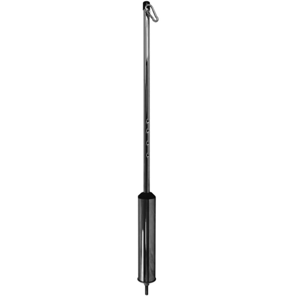 TPHD 40 Inch Heavy Duty Stainless Steel Pogo Stick front view commercial truck cable support stand