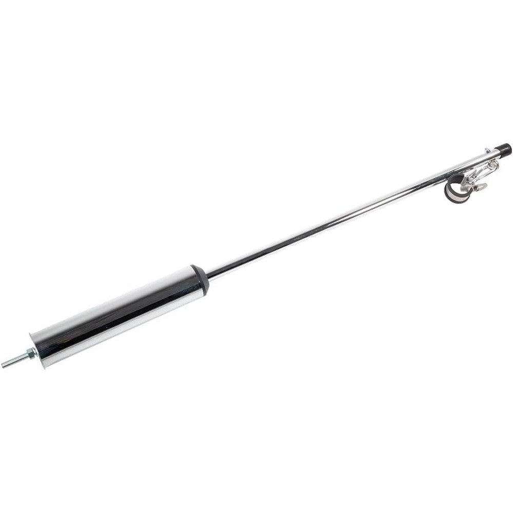 Mytee Products forty inch swivel air pogo stick front view showing heavy duty chrome construction