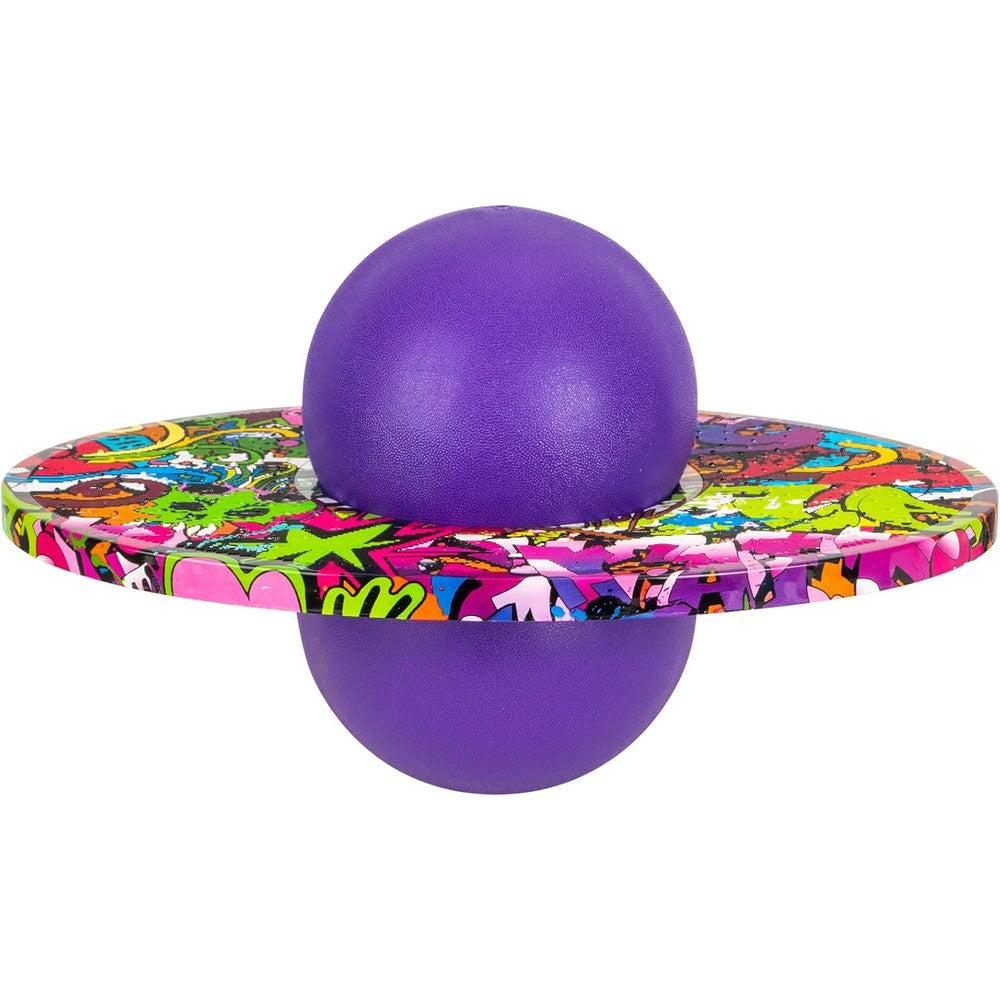 Willingfun pogo ball kids jumper front view purple balance toy