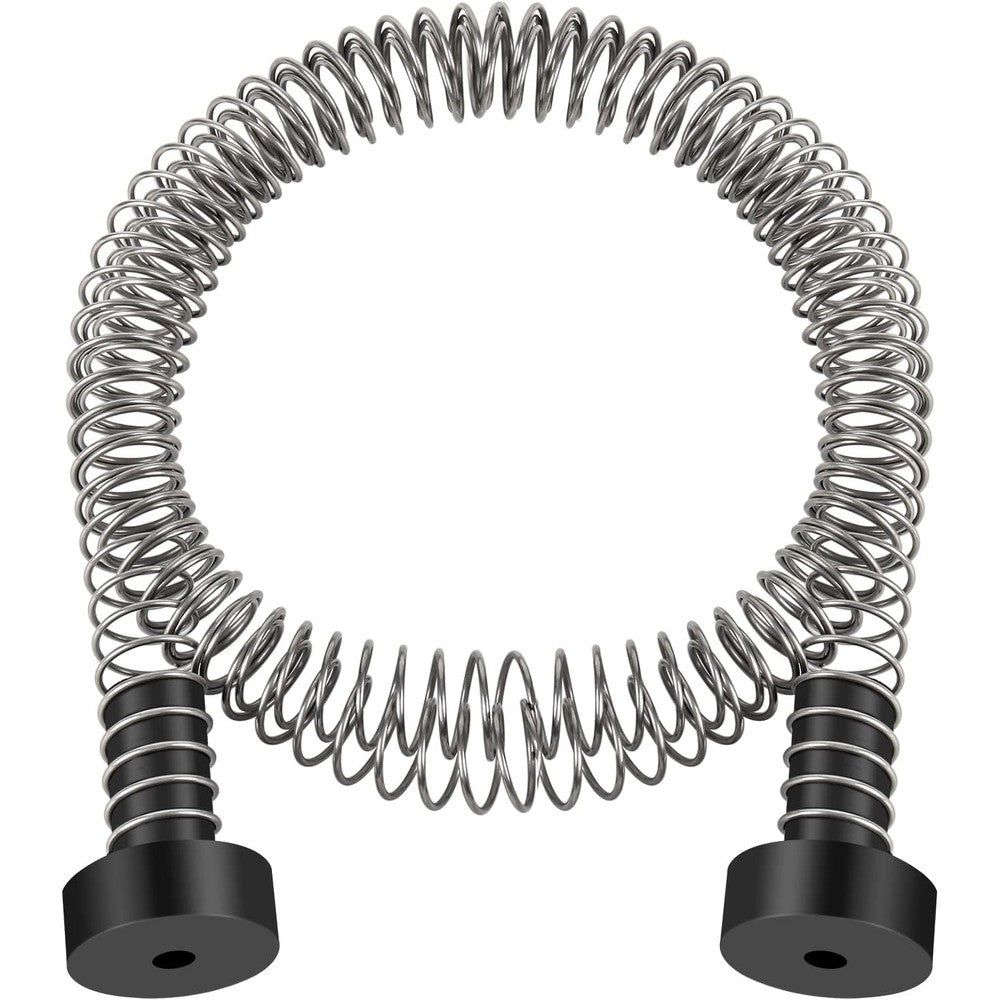 NTR zipline spring brake extra long heavy duty stainless steel backyard stopper front view.