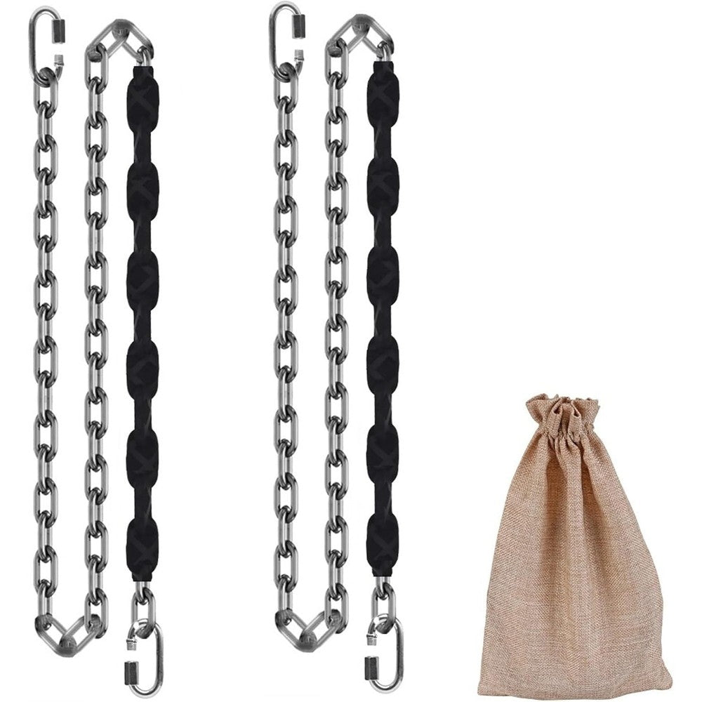 Dakzhou stainless steel swing chains front view heavy duty hanging hardware