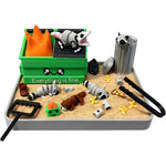 HouseBegan dumpster fire zen garden desk accessory front view