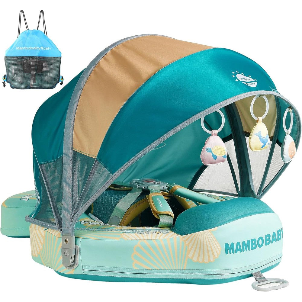 Heccei Mambobaby Float Shell Green front view for infants