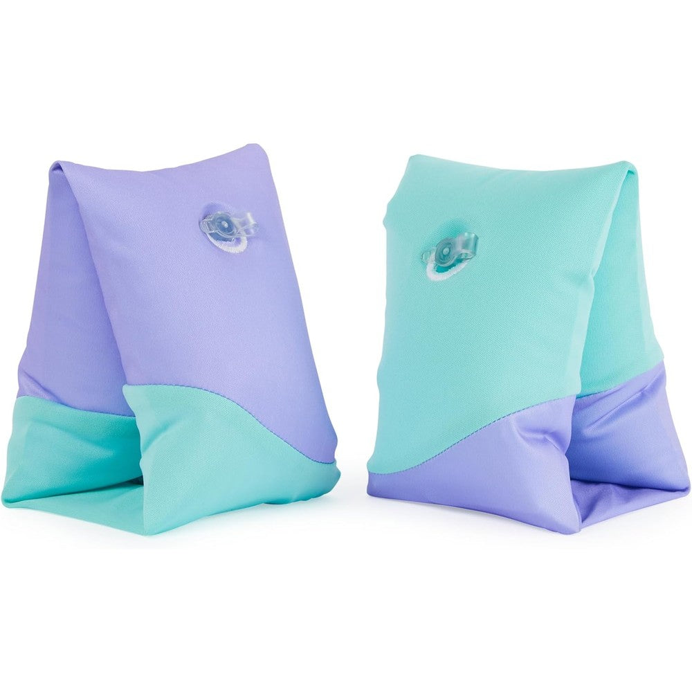 SwimWays Soft Swimmies Toddler Floaties Purple front view
