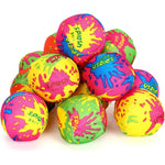 DEARIDAP 12 Pieces Water Splash Balls front view showing colorful assortment for pool games