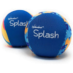 Waboba Splash Water Bouncing Ball front view showing the patented three-layer gel core design for water sports.