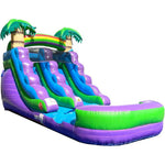 Pogo Bounce House Crossover Inflatable Water Slide front view
