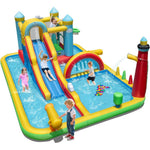 Costway Bountech inflatable water slide park front view