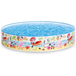 Intex Snorkel Buddies Snapset Pool five feet kids swimming pool front view