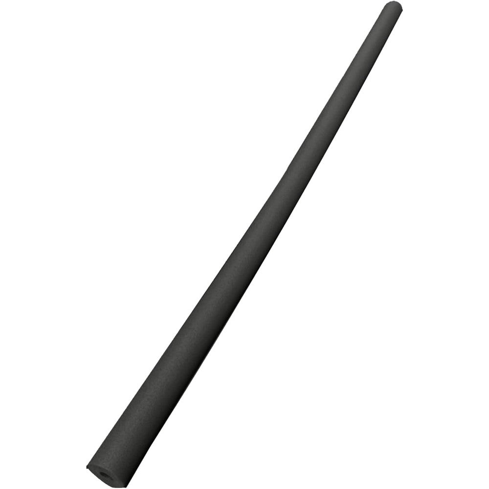 Generic sixty inch foam large hollow floating pool noodle front view showcasing its thickness and bright coloration.