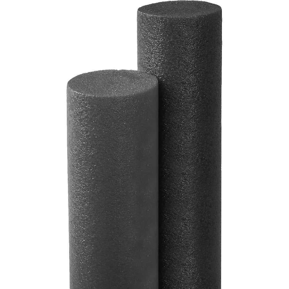 The Dreidel Company Floating Pool Noodles Foam Tube pack displayed in a bright outdoor swimming pool environment.