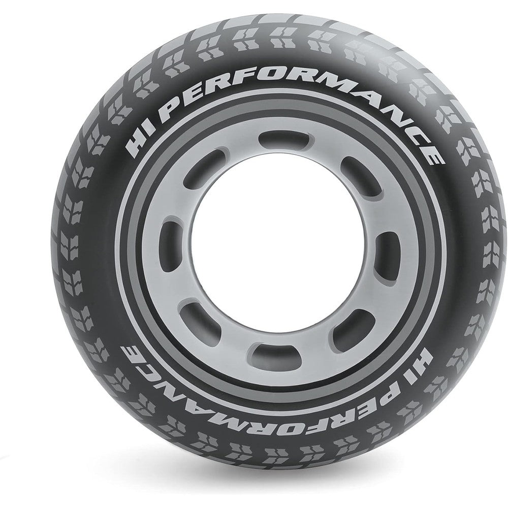 Intex giant car tyre swimming tube front view