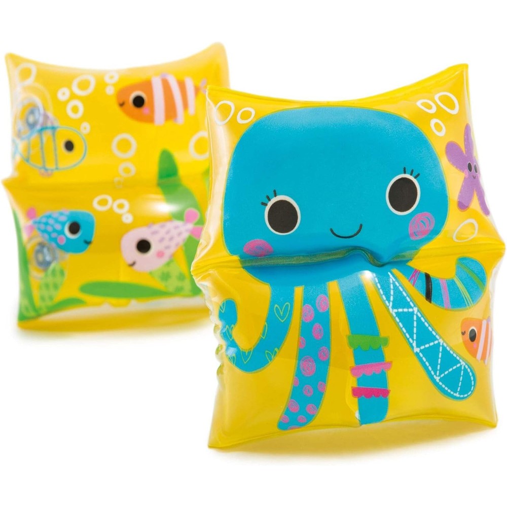 Intex Sea Buddy swim arm bands with octopus and fish print